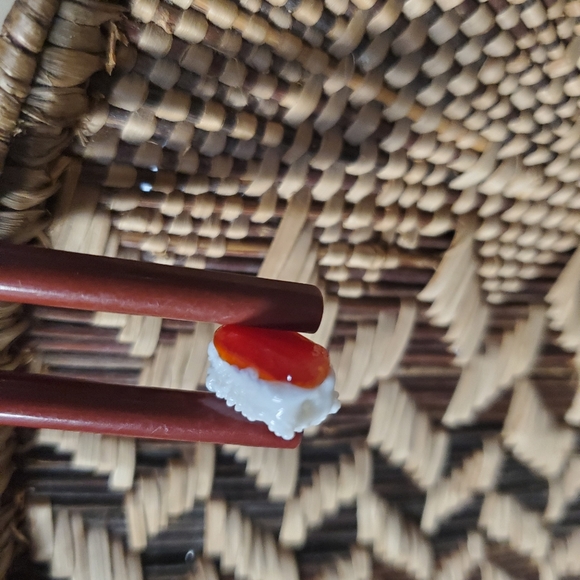 Sushi Lampwork beads - handmade glass - Picture 7 of 8